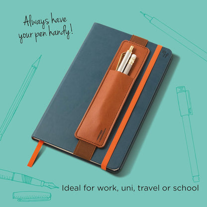 IF 40702 Bookaroo Pen Pouch Notebook/Pen Organiser Elasticated A5 Notebook