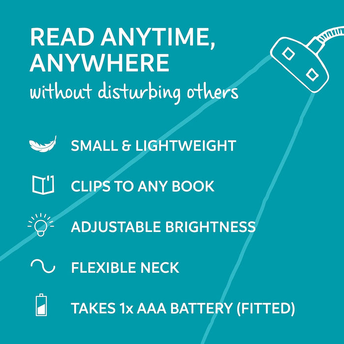 The Really Compact Travel Book Light (Gray) (The Really Useful Book Light Range) Grey