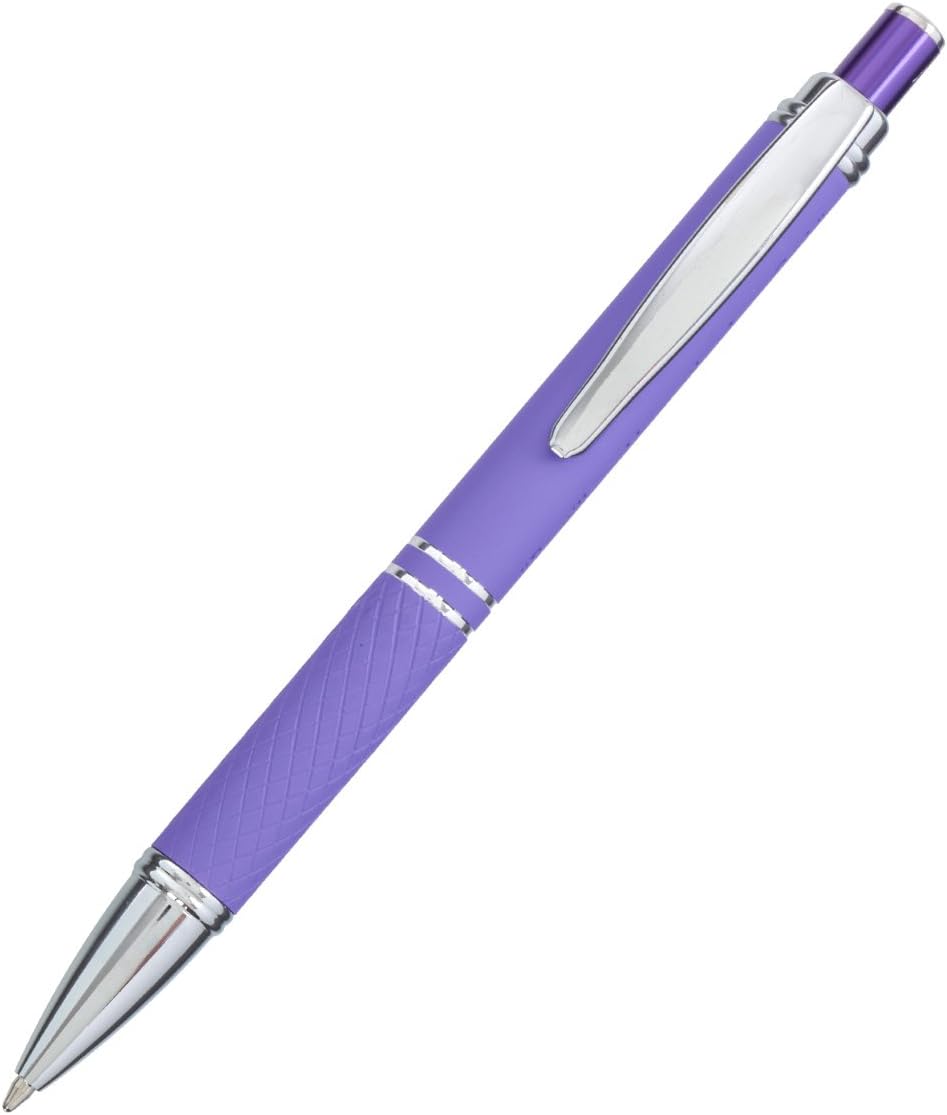 Be Still and Know Purple Stylish Classic Pen in Matching Gift Case - Psalm 46:10 Bible Verse Refillable Retractable Medium Ballpoint Pen for Bullet Journal Planner Writing Note Taking Calendar Agenda