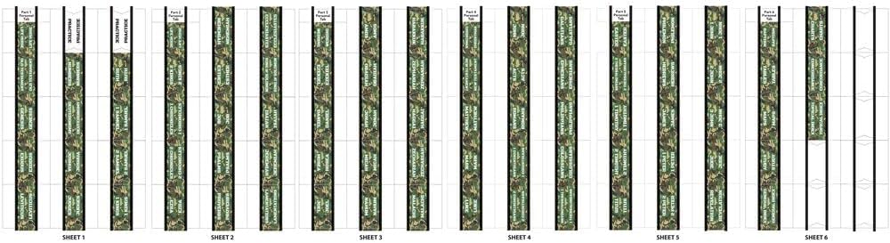 Tabbies Forest Camo Bible Indexing Tabs, Old & New Testaments, 90 Tabs Including 66 Books, 11 Reference, 6 Personal, 7 Write-on Tabs (58411