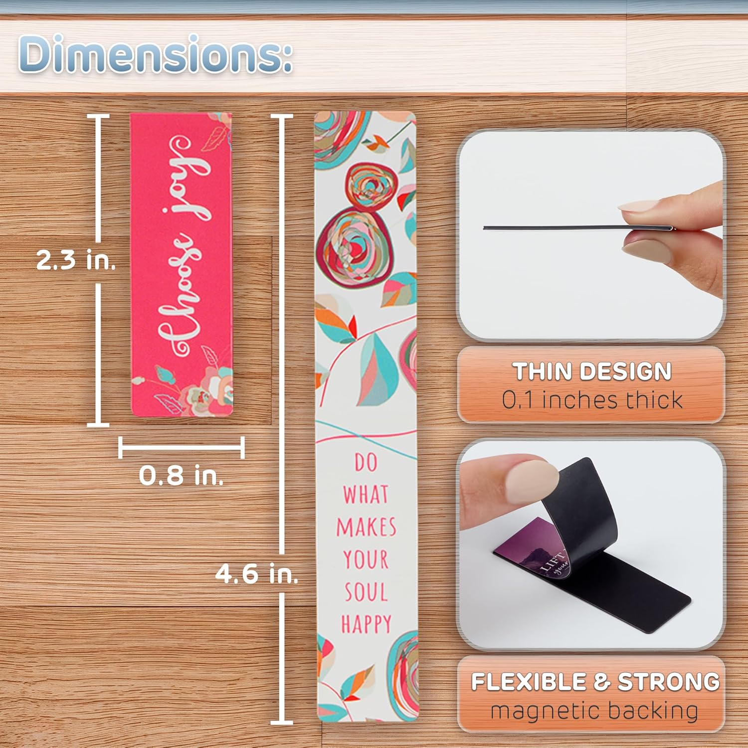 Magnetic Bookmarks Well With My Soul