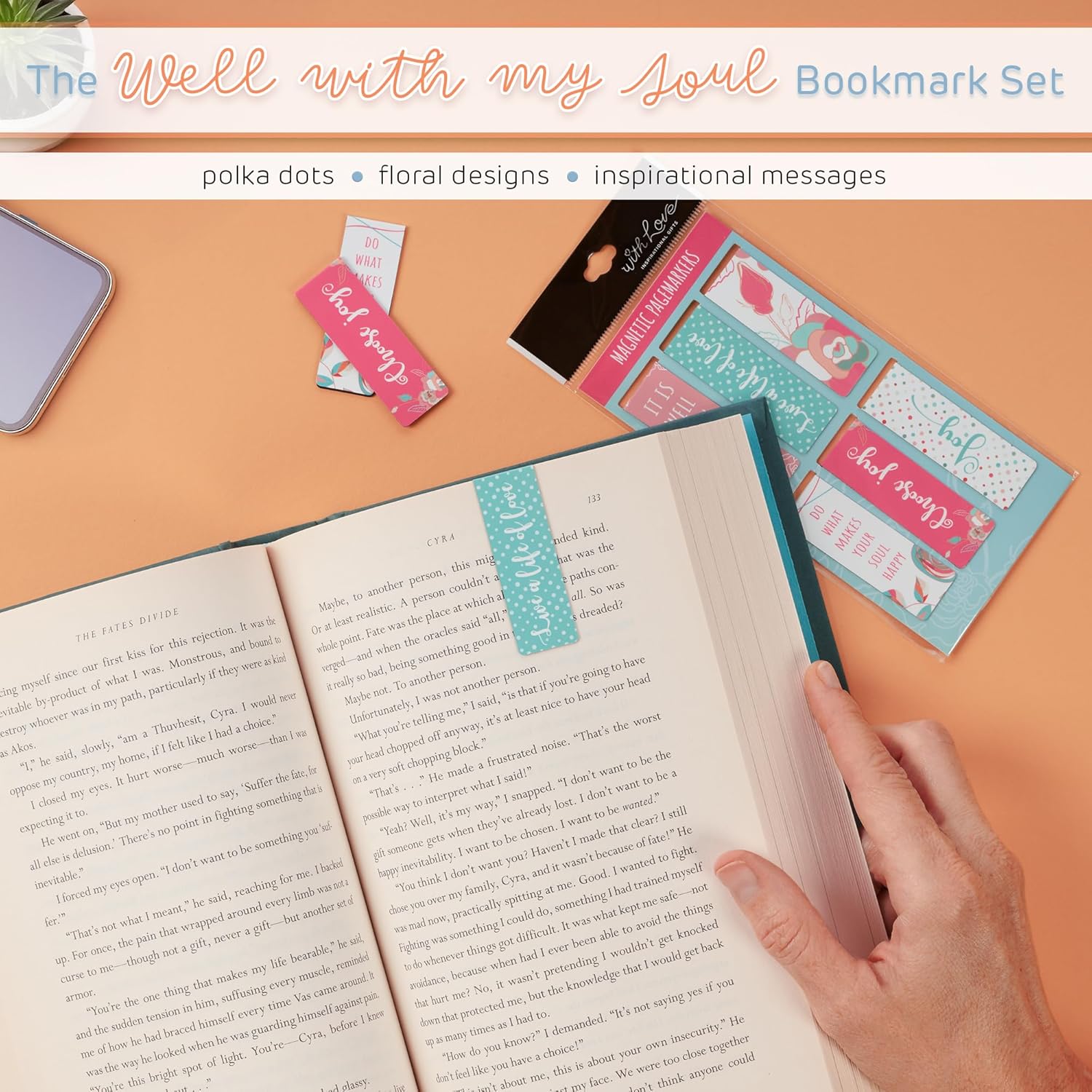 Magnetic Bookmarks Well With My Soul
