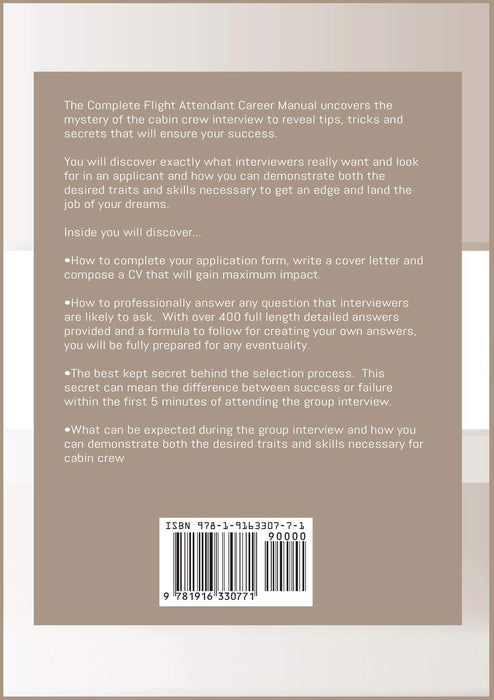 The Complete Flight Attendant Career Manual