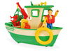 Sam Charlies Fischerboot mit Figur
