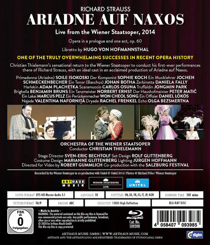 Richard Strauss: Ariadne auf Naxos(Blu-ray)