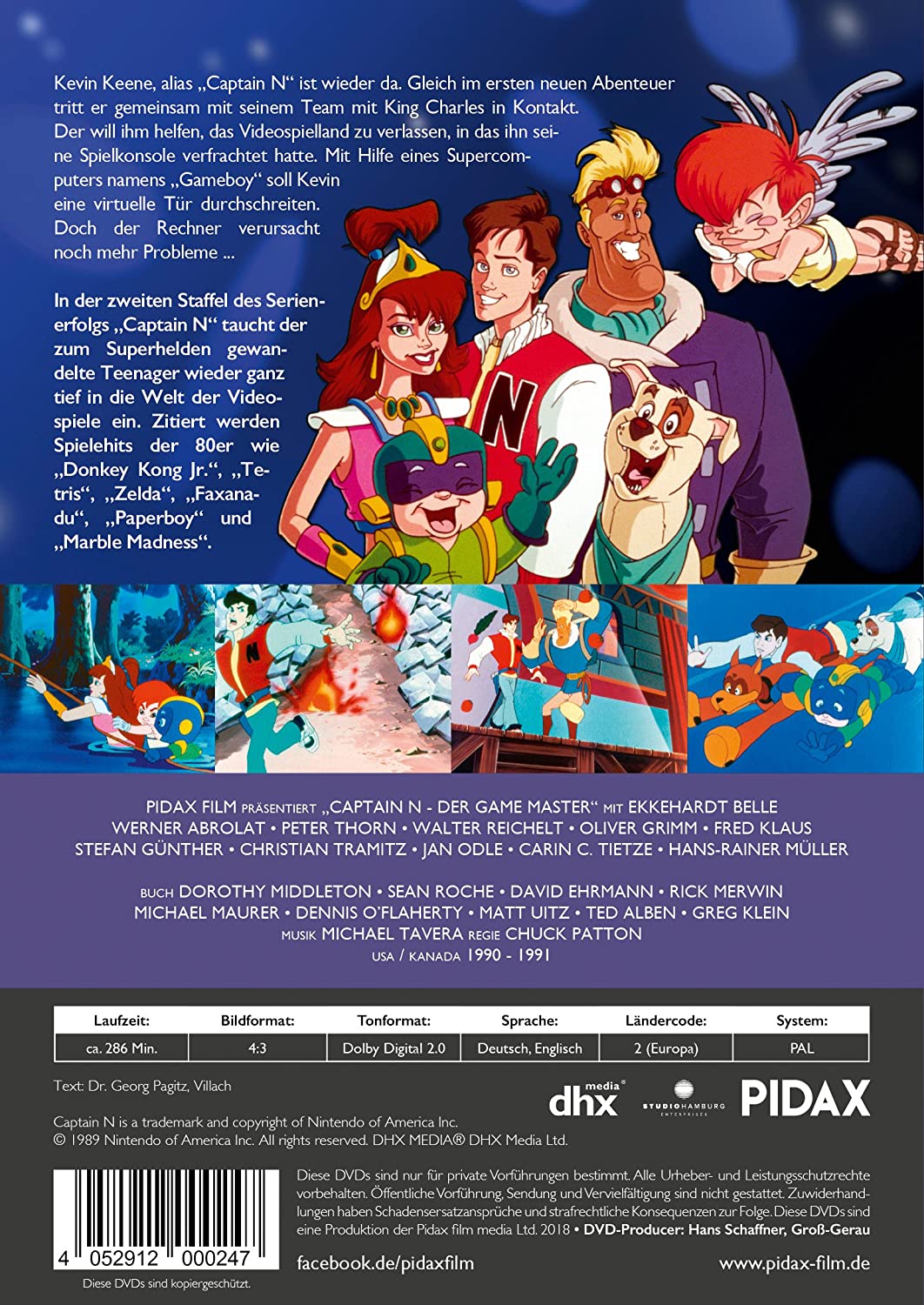 Captain N: Der Game Master - Staffel 2 / Die komplette 2. Staffel der Kultserie (Pidax Animation)