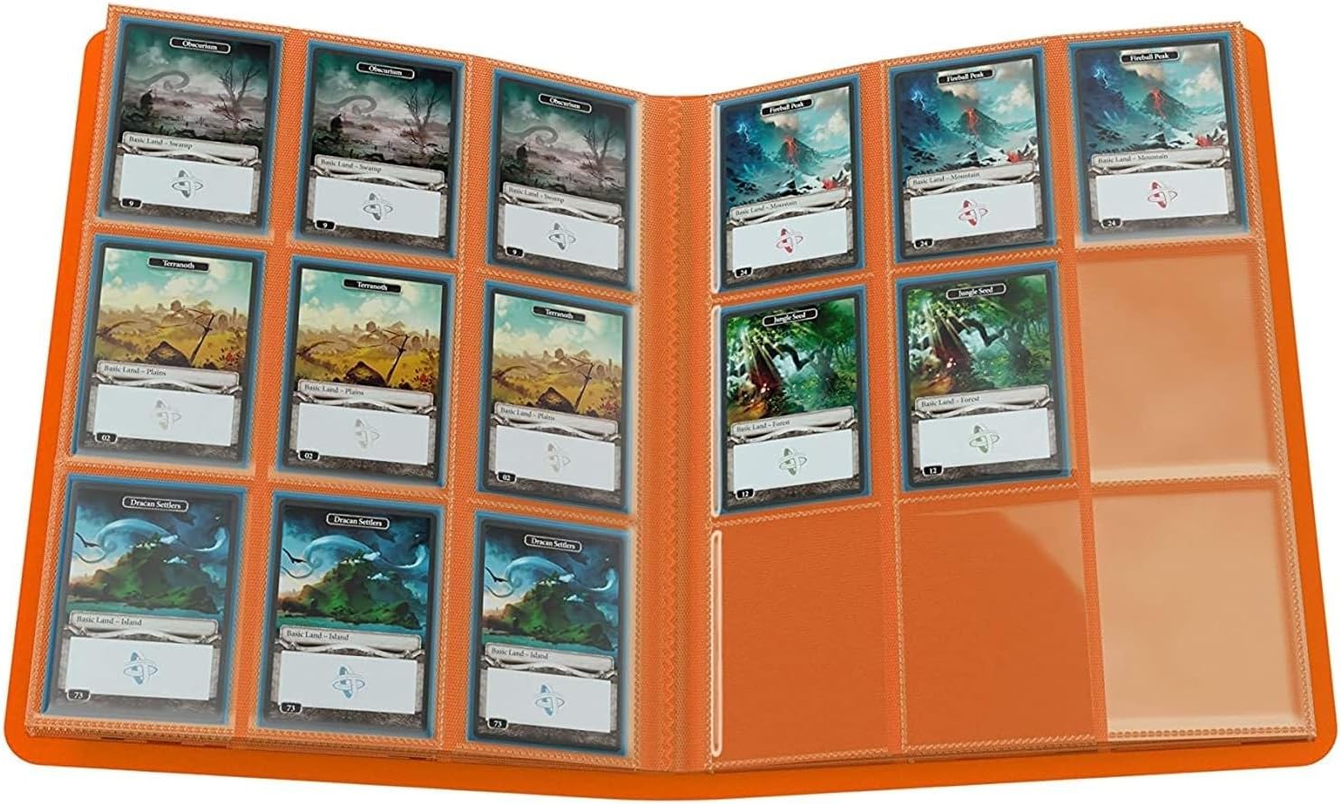 Gamegenic GGS32007ML Casual Album 18-Pocket, Orange, Medium