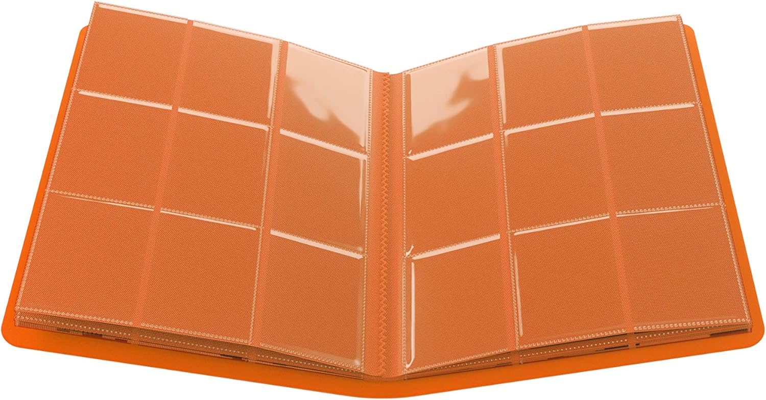 Gamegenic GGS32007ML Casual Album 18-Pocket, Orange, Medium