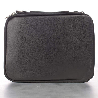 LUX LEATHER - BLACK WITH NOTEPAD &