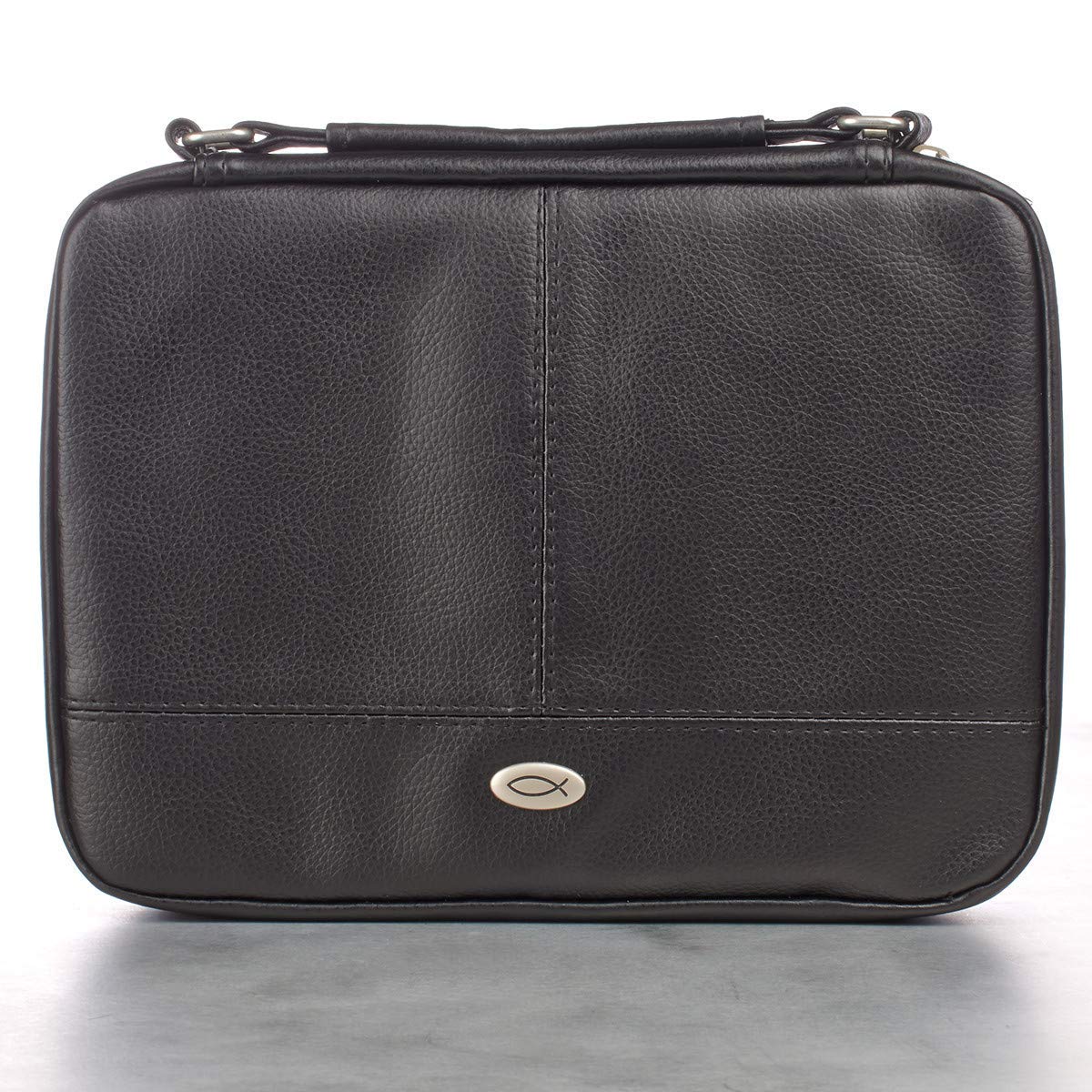 LUX LEATHER - BLACK WITH NOTEPAD &