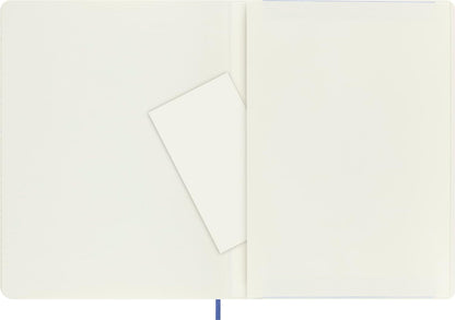 Moleskine - Classic Notebook, Ruled Notebook, Soft Cover and Elastic Closure, Size X-Large 19 x 25 cm, Colour Hydrangea Blue, 192 Pages