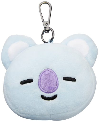 Aurora Produits officiels BT21 signés World, peluche porte-clés KOYA, 61336, bleu