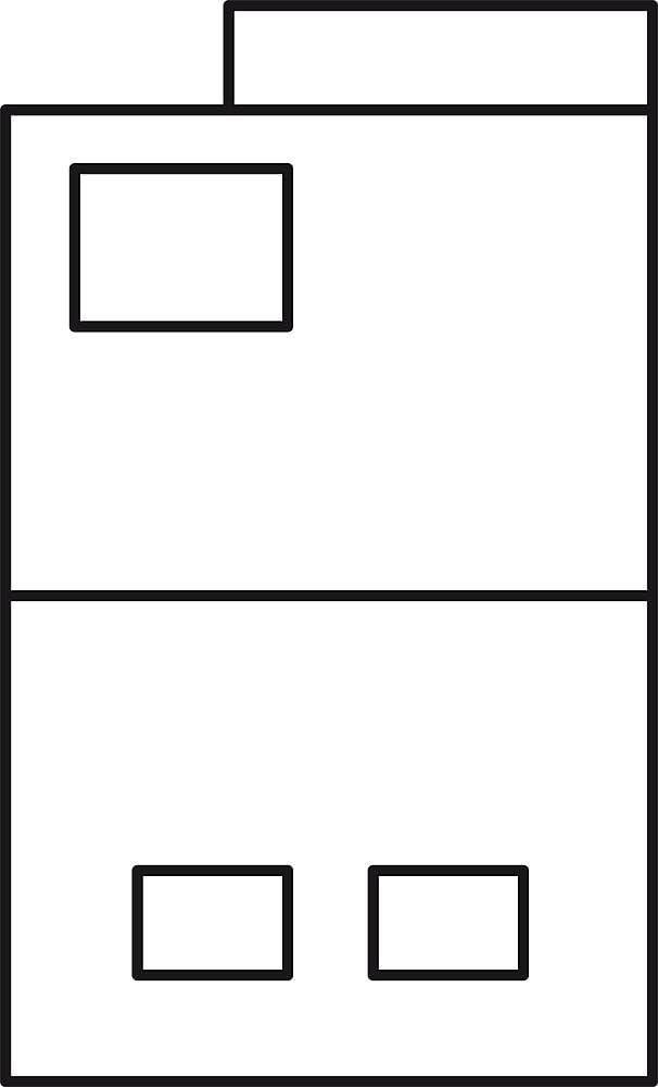 Faller FA130495-2 small town houses with bay - 103 x 62 x 142 mm - 110 x 62 x 152 mm