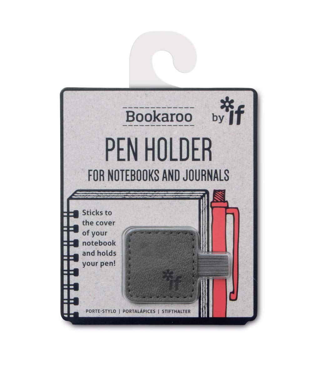 If Bookaroo Pen Holder for Notebooks Pencil Cases Grey