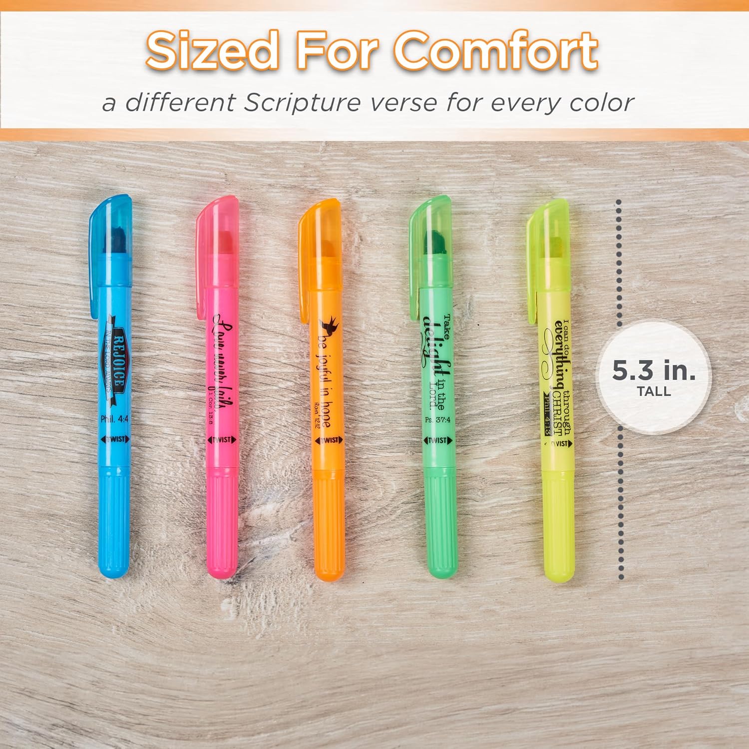 Twist and Glide 5 Piece Gel Highlighter Set