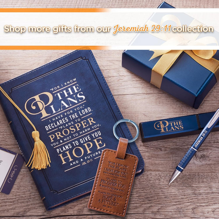 Brown Lux-Leather Keyring I Kn