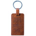 Brown Lux-Leather Keyring I Kn