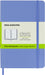 Moleskine - Classic Notebook, Plain Notebook, Soft Cover and Elastic Closure, Size Pocket 9 x 14 cm, Colour Hydrangea Blue, 192 Pages