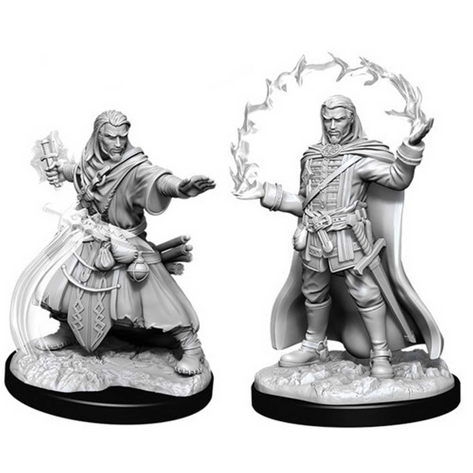 Male Human Wizard (PACK OF 6): D&D Nolzur's Marvelous Unpainted Miniatures (W11)
