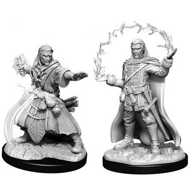 Male Human Wizard (PACK OF 6): D&D Nolzur's Marvelous Unpainted Miniatures (W11)