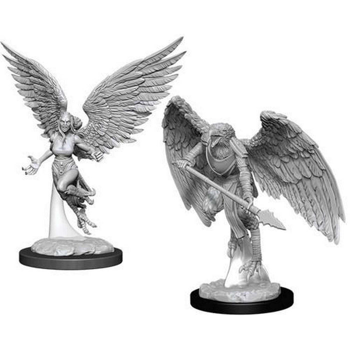 Harpy & Arakocra (PACK OF 2): D&D Nolzur's Marvelous Unpainted Miniatures (W11)