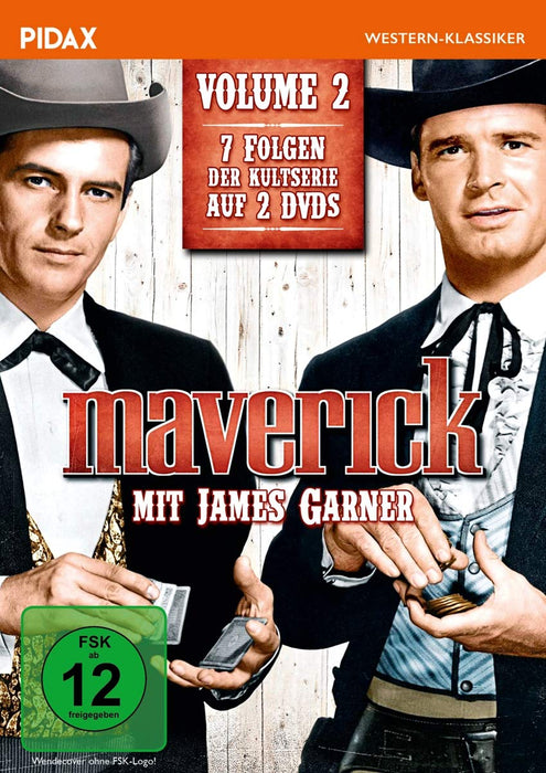 Maverick, Vol. 2 / Weitere sieben Folgen der legendären Westernserie mit James Garner + Bonusfolge mit Clint Eastwood (Pidax Western-Klassiker)