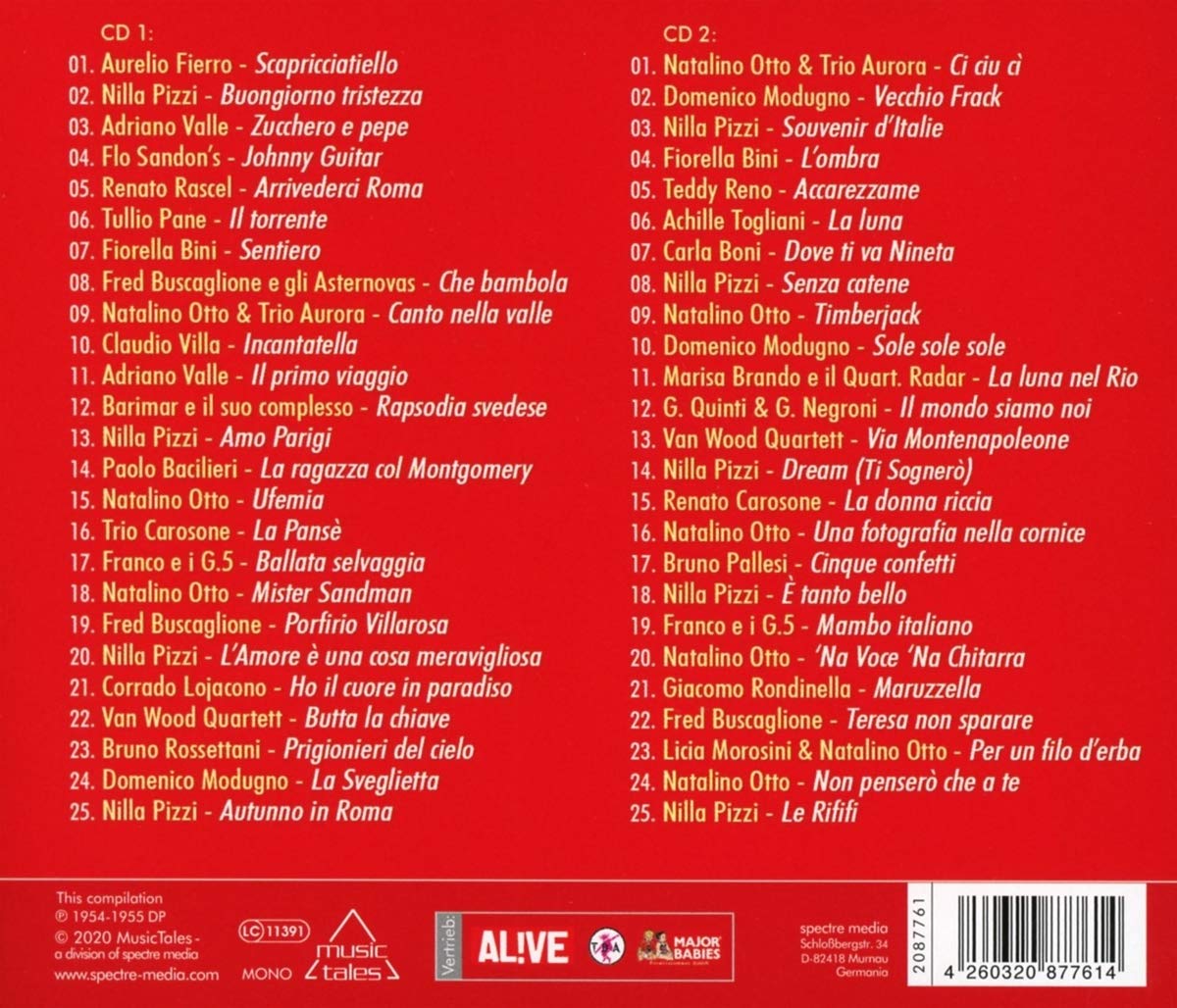 VARIOUS - LE CANZONI DELL`ANNO 1955