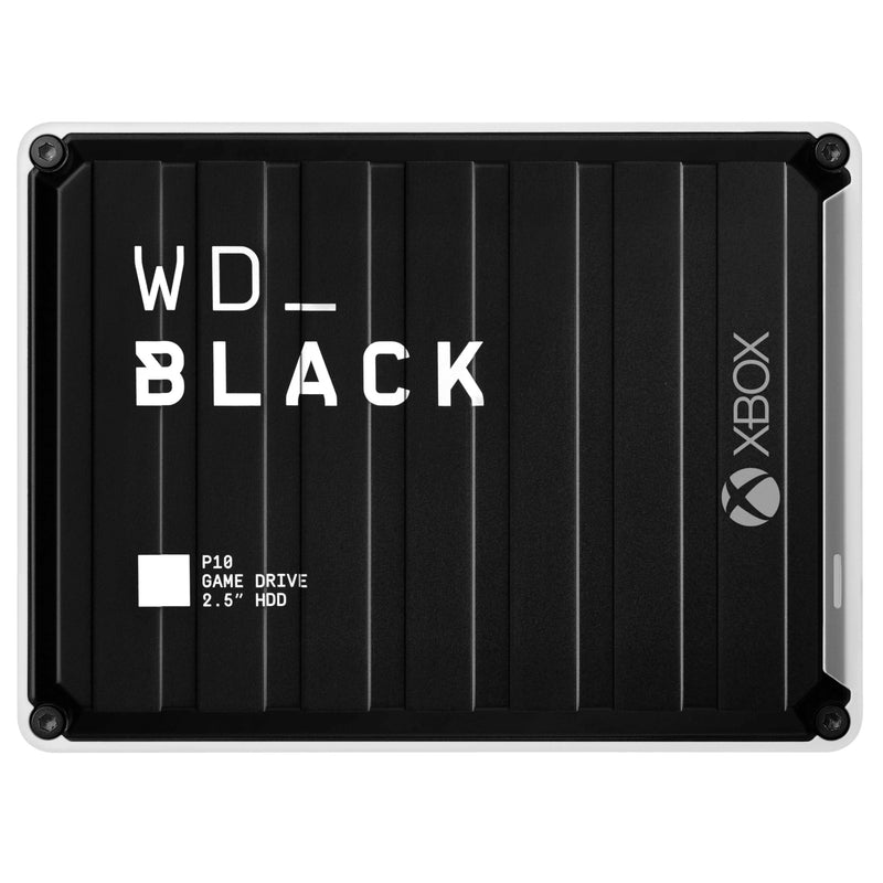 WD_BLACK P10 5TB Game Drive, Portable External Hard Drive, Speeds Up to 130 MB/s, Works With Console, PC, Playstation, Xbox, Save Up to 125 games, Portable Game Drive, Black