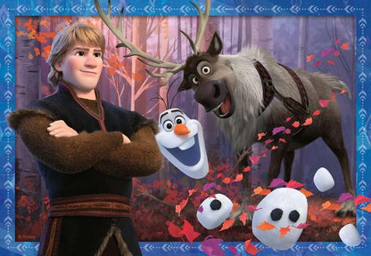 Ravensburger - Puzzle Disney: Frozen 2, Puzzle 4 Años o Más, Puzles Niños 4 Años, Rompecabezas Niños, Ravensburger Puzzle, Regalo Niño 4 Años, Puzzle Frozen, 2x24 Piezas, Medida puzzle 26x18cm