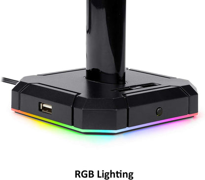 Redragon Scepter-Pro (HA300) RGB Backlight Headset Stand with 4 USB Ports