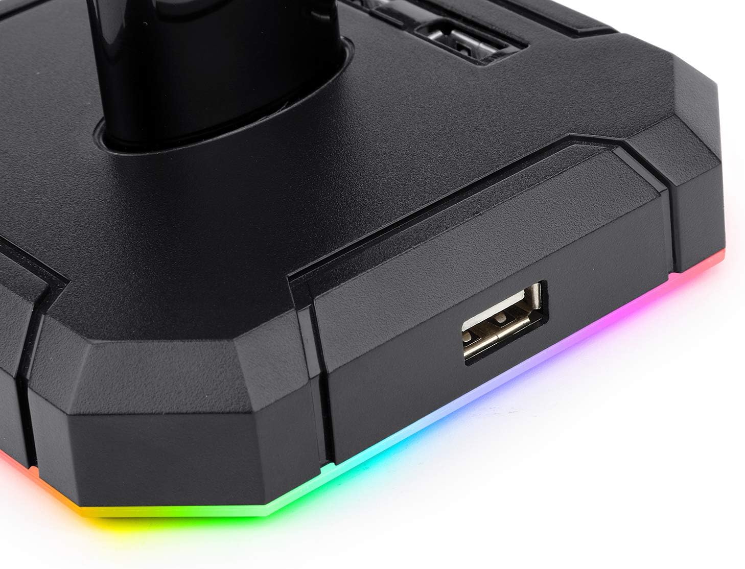 Redragon Scepter-Pro (HA300) RGB Backlight Headset Stand with 4 USB Ports