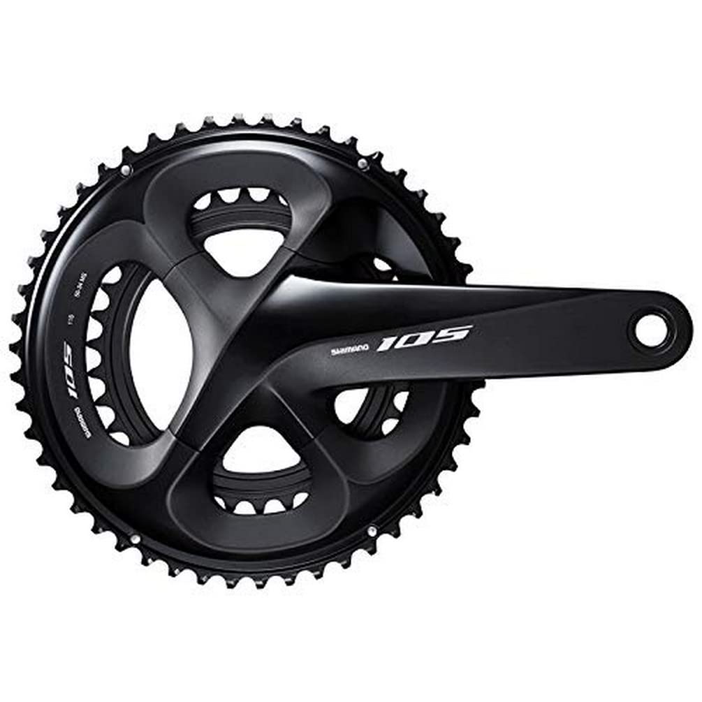 Shimano FC-R7000 105 double chainset, HollowTech II 170 mm 50 / 34T, black