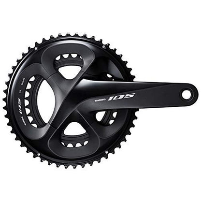 Shimano FC-R7000 105 double chainset, HollowTech II 170 mm 50 / 34T, black