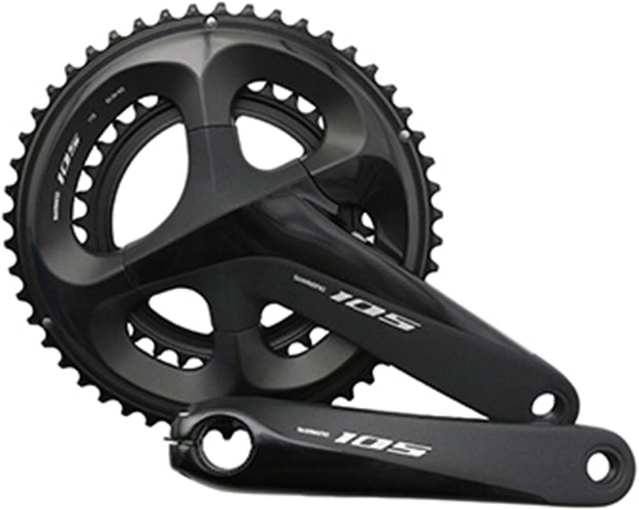 Shimano FC-R7000 105 double chainset, HollowTech II 170 mm 50 / 34T, black