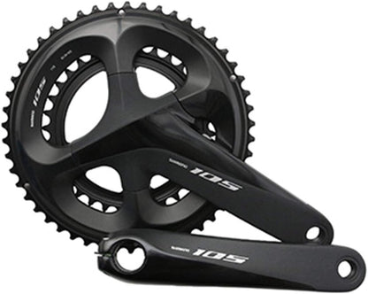 Shimano FC-R7000 105 double chainset, HollowTech II 170 mm 50 / 34T, black