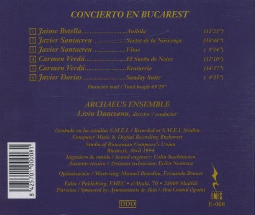 Archaeus Ensemble-Concierto En Bucarest