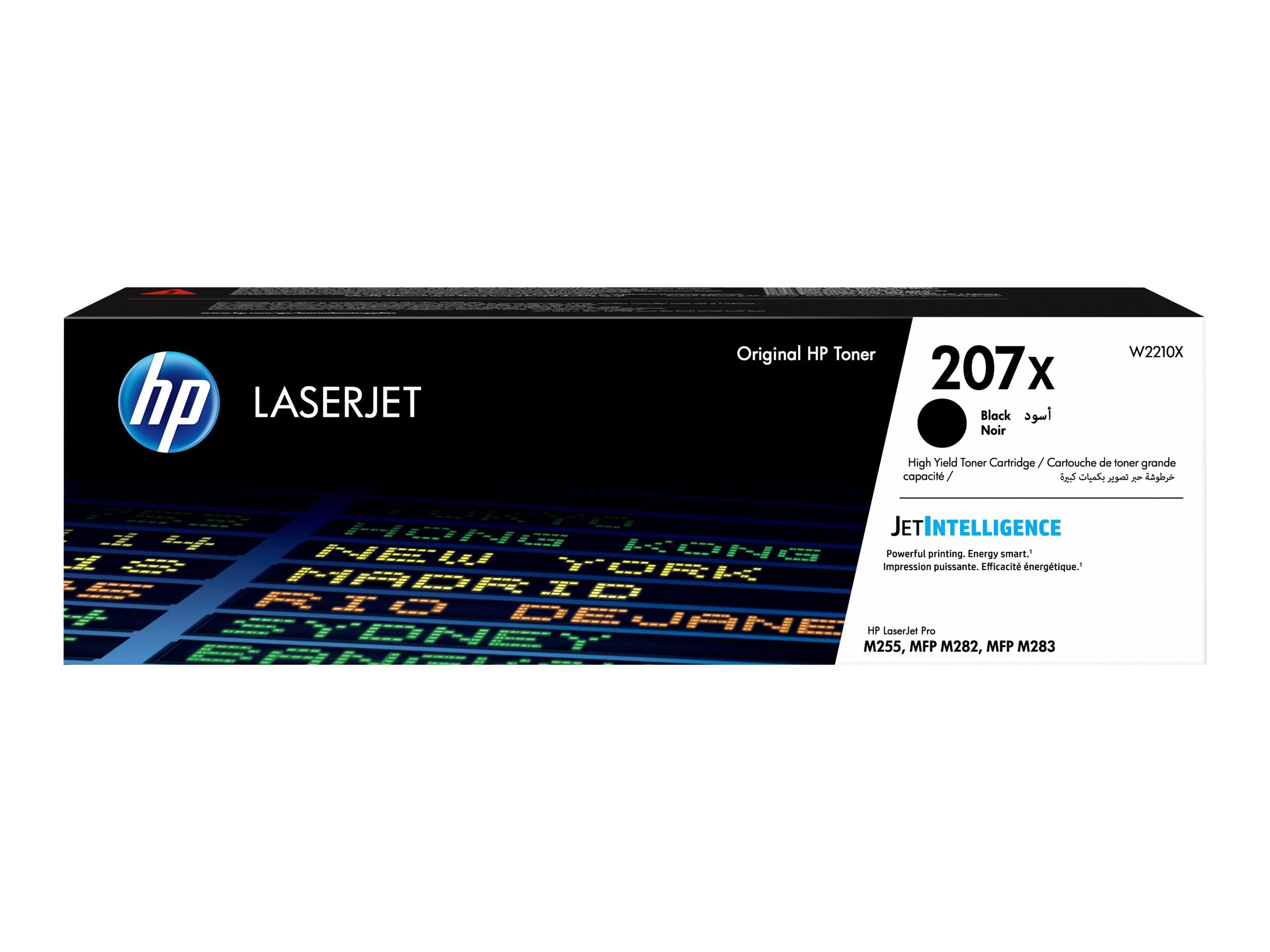 HP 207X W2210X High Capacity Black Original Toner for HP Color LaserJet Pro M255/M282/M283