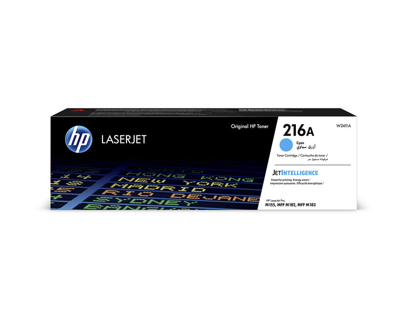 HP W2411A 216A Original LaserJet Toner Cartridge, Cyan, Single Pack