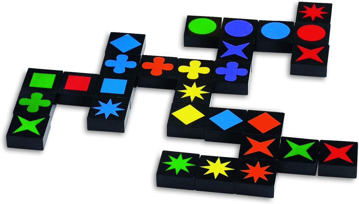 Mindware , Qwirkle UK Edition (NEW) , Board Game , Ages 5+ , 2-4 Players , 45 Minutes Playing Time