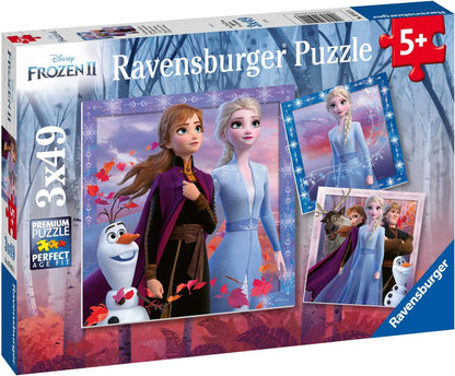 Ravensburger Disney Frozen 2 - 3 x 49 piece Jigsaw Puzzles for Kids Age 5 Years Up