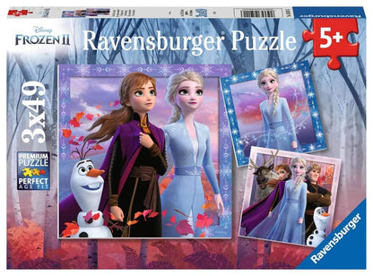 Ravensburger Disney Frozen 2 - 3 x 49 piece Jigsaw Puzzles for Kids Age 5 Years Up