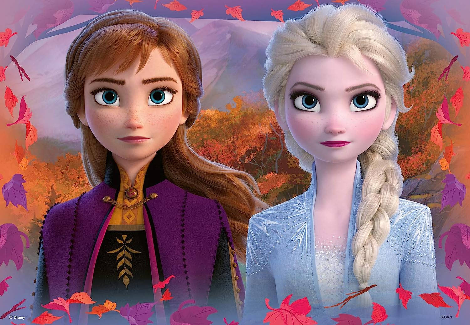 Ravensburger Kinderpuzzle - 05009 Reise ins Ungewisse - Puzzle für Kinder ab 3 Jahren, mit 2x12 Teilen, Puzzle mit Disney Frozen
