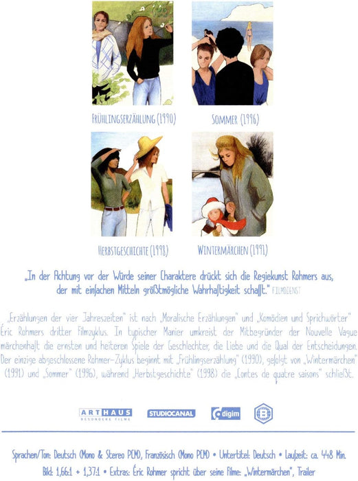 Eric Rohmer - Erzählungen der vier Jahreszeiten: Digital Remastered