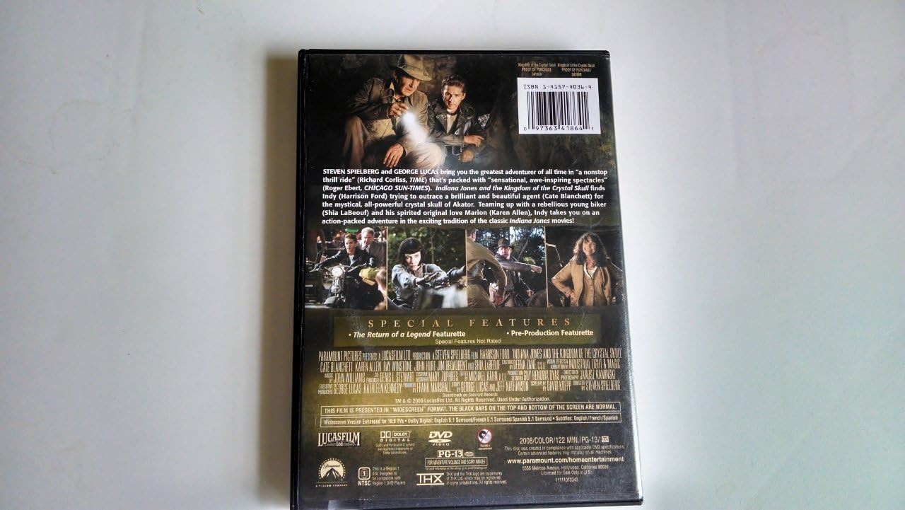 Indiana Jones and the Kingdom of the Crystal Skull (Single-Disc Edition)
