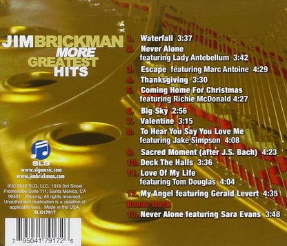 More Greatest Hits Jim Brickman
