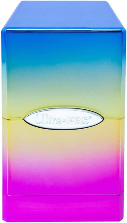 Ultra Pro - Hi-Gloss Rainbow Satin Tower Deck Box - Accessory