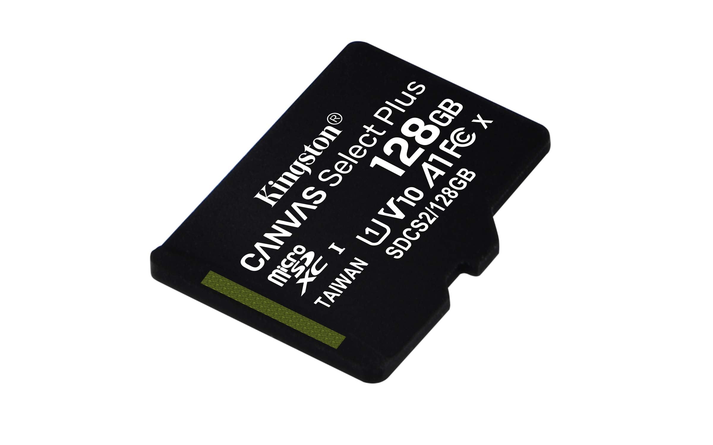 Kingston Canvas Select Plus SDCS2/128GBSP Scheda microSD Classe 10, senza Adattatore SD, 128 GB