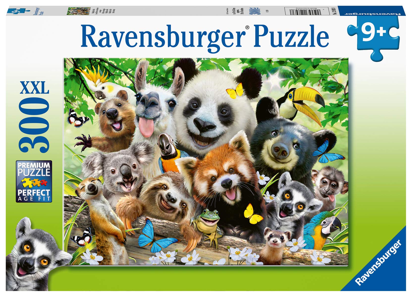 Ravensburger Wildlife Selfie 300 Piece Jigsaw Puzzle for Kids and Adults Age 9 Years and up