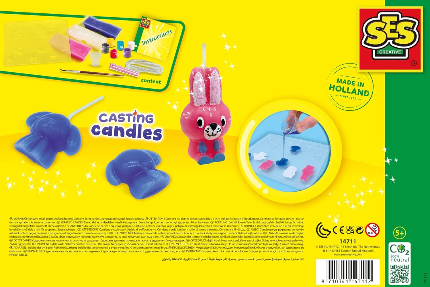 SES Creative 14711 Casting Candles, Various, Medium