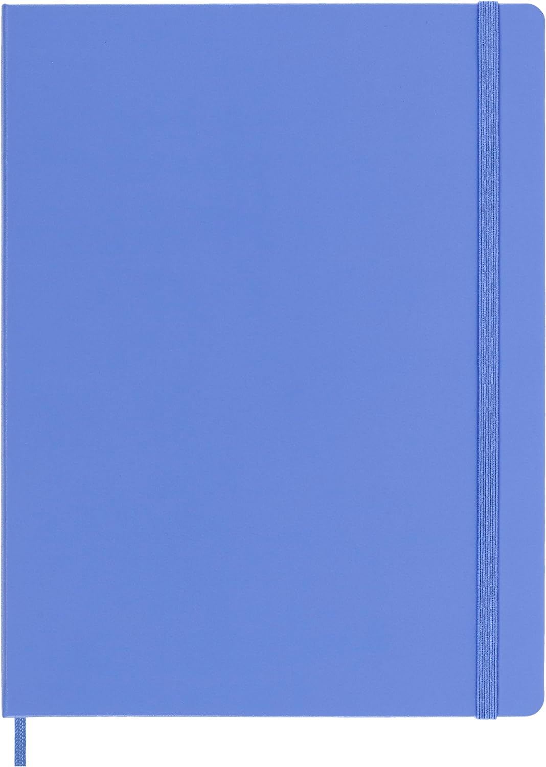 Moleskine - Classic Notebook, Ruled Notebook, Hard Cover and Elastic Closure, Size X-Large 19 x 25 cm, Colour Hydrangea Blue, 192 Pages